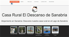 Desktop Screenshot of casalagosanabria.com