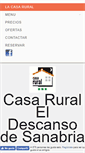 Mobile Screenshot of casalagosanabria.com